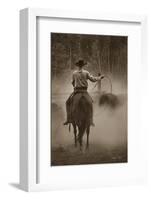 Cowboy Named Bronco-Barry Hart-Framed Art Print