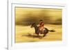 Cowboy on Galloping Horse-Darrell Gulin-Framed Photographic Print