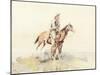 Cowboy On Horseback-Charles Marion Russell-Mounted Giclee Print