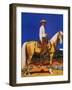 "Cowboy on Palomino," September 18, 1943-Fred Ludekens-Framed Premium Giclee Print