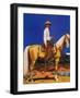 "Cowboy on Palomino," September 18, 1943-Fred Ludekens-Framed Premium Giclee Print