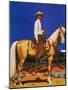 "Cowboy on Palomino," September 18, 1943-Fred Ludekens-Mounted Premium Giclee Print