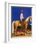 "Cowboy on Palomino," September 18, 1943-Fred Ludekens-Framed Giclee Print