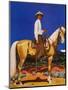 "Cowboy on Palomino," September 18, 1943-Fred Ludekens-Mounted Giclee Print