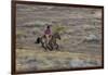 Cowboy Riding at Full Speed in Motion-Terry Eggers-Framed Photographic Print