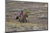 Cowboy Riding at Full Speed in Motion-Terry Eggers-Mounted Photographic Print