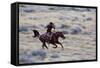 Cowboy Riding the Range-Terry Eggers-Framed Stretched Canvas