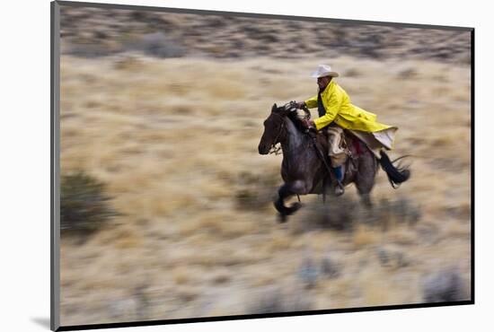 Cowboy Riding the Range-Terry Eggers-Mounted Premium Photographic Print