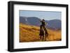 Cowboy Riding the Range-Terry Eggers-Framed Photographic Print