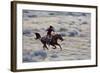 Cowboy Riding the Range-Terry Eggers-Framed Photographic Print