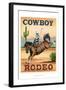 Cowboy Rodeo-Ethan Harper-Framed Art Print