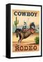 Cowboy Rodeo-Ethan Harper-Framed Stretched Canvas