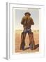 Cowboy Rolling Cigarette-null-Framed Art Print