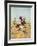 Cowboy Roping a Steer-Charles Marion Russell-Framed Art Print