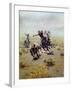 Cowboy Roping a Steer-Charles Marion Russell-Framed Giclee Print