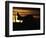 Cowboy's Boot and Spur Silhouetted at Sunrise-Darrell Gulin-Framed Photographic Print