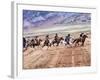 Cowboy's in Motion across the Field-Terry Eggers-Framed Photographic Print