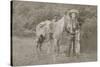 Cowboy Scout "Wild Burt," ca. 1880s.-Smith of Cooperstown-Stretched Canvas