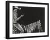 Cowboy Scratchboard II-Julie Chapman-Framed Art Print