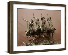 Cowboy Sculpture-Frederic Sackrider Remington-Framed Photographic Print