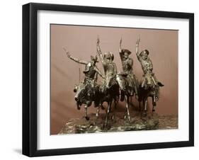 Cowboy Sculpture-Frederic Sackrider Remington-Framed Photographic Print