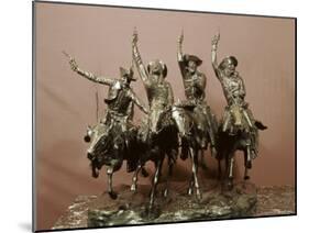 Cowboy Sculpture-Frederic Sackrider Remington-Mounted Photographic Print