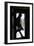 Cowboy Silhouetted in Door Frame-null-Framed Photographic Print