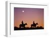 Cowboy Silhouettes-Darrell Gulin-Framed Photographic Print