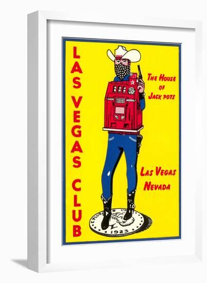 Cowboy Slot Machine, Las Vegas, Nevada-null-Framed Art Print