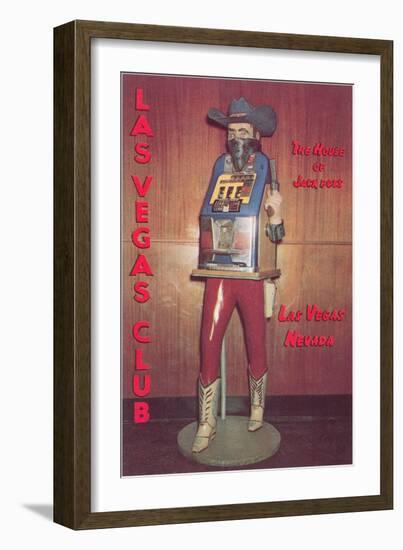 Cowboy Slot Machine, Las Vegas, Nevada-null-Framed Art Print