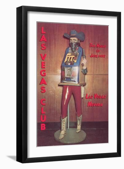 Cowboy Slot Machine, Las Vegas, Nevada-null-Framed Art Print