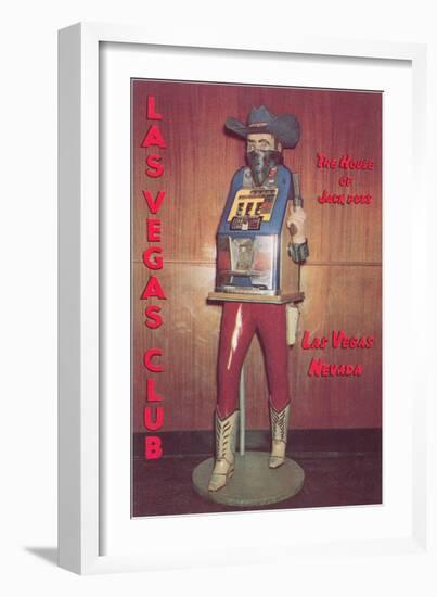 Cowboy Slot Machine, Las Vegas, Nevada-null-Framed Art Print