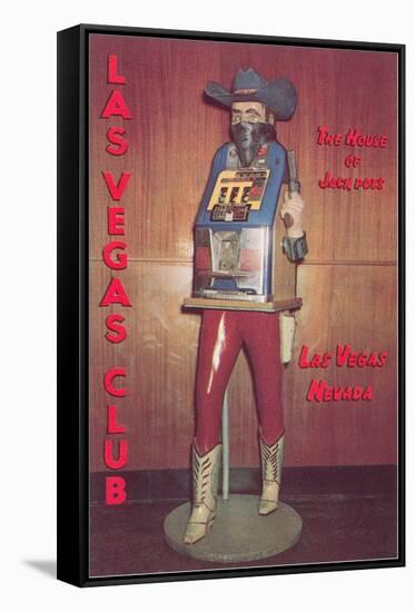 Cowboy Slot Machine, Las Vegas, Nevada-null-Framed Stretched Canvas