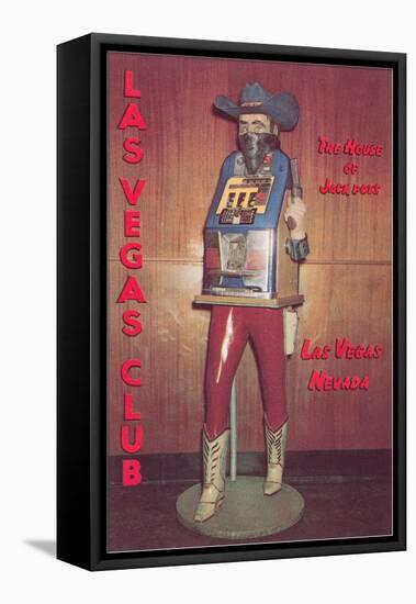 Cowboy Slot Machine, Las Vegas, Nevada-null-Framed Stretched Canvas