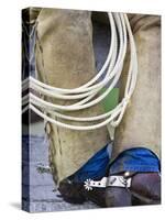 Cowboy Spurs and Chaps, Judith Gap, Montana, USA-Chuck Haney-Stretched Canvas