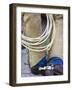 Cowboy Spurs and Chaps, Judith Gap, Montana, USA-Chuck Haney-Framed Photographic Print