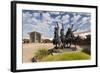 Cowboy Statue, Coming Through the Rye, Oklahoma City, Oklahoma, USA-Walter Bibikow-Framed Photographic Print