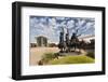 Cowboy Statue, Coming Through the Rye, Oklahoma City, Oklahoma, USA-Walter Bibikow-Framed Photographic Print