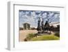 Cowboy Statue, Coming Through the Rye, Oklahoma City, Oklahoma, USA-Walter Bibikow-Framed Photographic Print