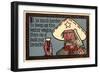 Cowboy Trying to Stay on the Wagon-null-Framed Premium Giclee Print