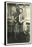 Cowboy with Beard-null-Framed Stretched Canvas