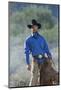 Cowboy with His Saddle-DLILLC-Mounted Photographic Print