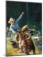 Cowboy-Gerry Wood-Mounted Giclee Print