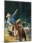 Cowboy-Gerry Wood-Mounted Giclee Print