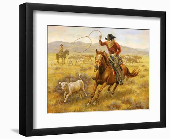 Cowboy-Lee Dubin-Framed Giclee Print