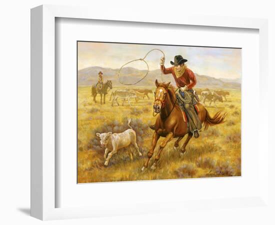 Cowboy-Lee Dubin-Framed Giclee Print