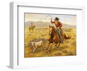 Cowboy-Lee Dubin-Framed Giclee Print