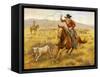 Cowboy-Lee Dubin-Framed Stretched Canvas