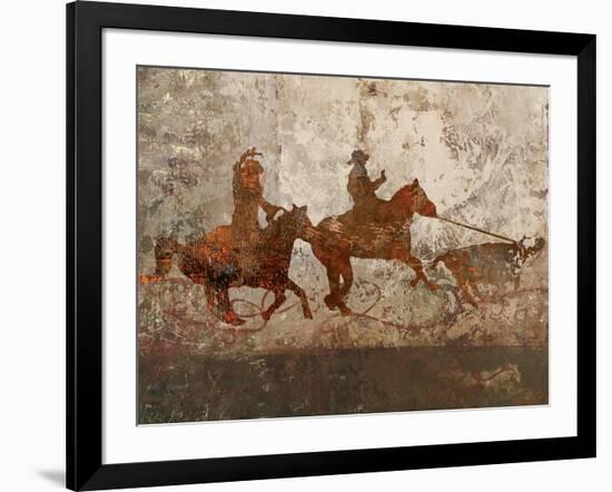 Cowboys 1-Sokol-Hohne-Framed Art Print