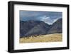 Cowboys and Cowgirls Riding along the Hills of the Big Horn Mountains-Terry Eggers-Framed Premium Photographic Print